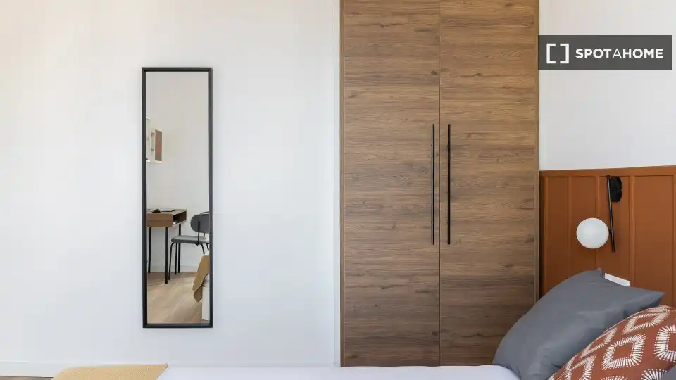 Bedroom of Flat for rent in Barcelona  with Air Conditioner, Heating and Furnished