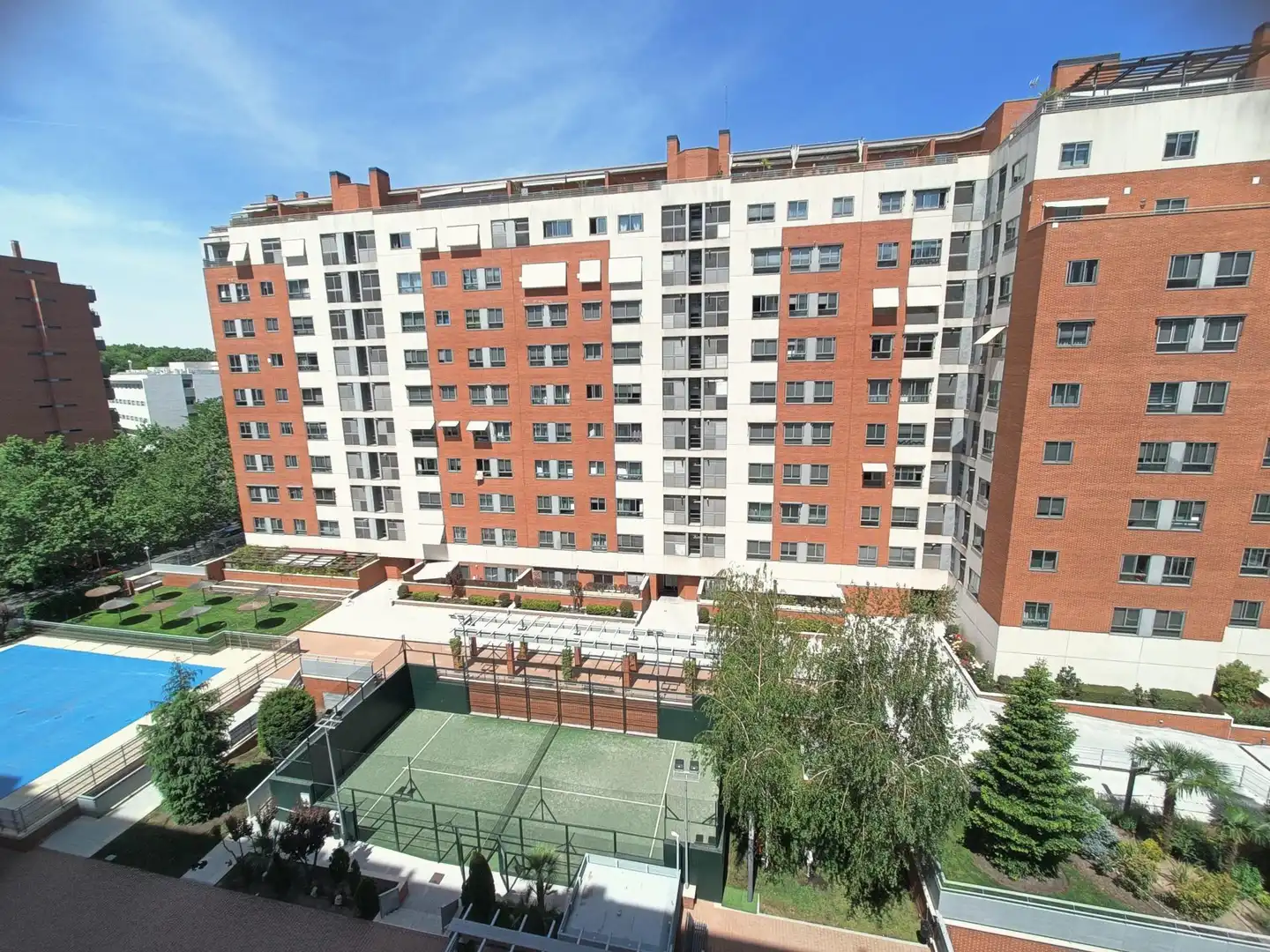 Außenansicht von Wohnung zur untervermieten in Madrid mit Klimaanlage, Heizung und Möbliert