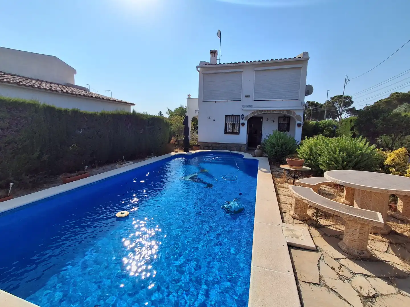 Piscina de Casa o chalet en venta en Mont-roig del Camp con Jardín privado, Terraza y Piscina