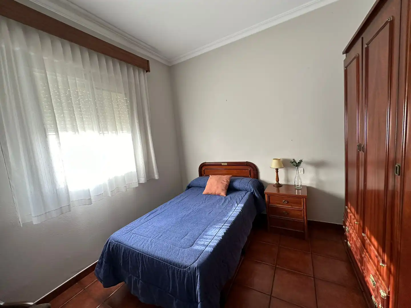 Dormitori de Casa o xalet en venda en Magacela amb Jardí privat, Terrassa i Piscina