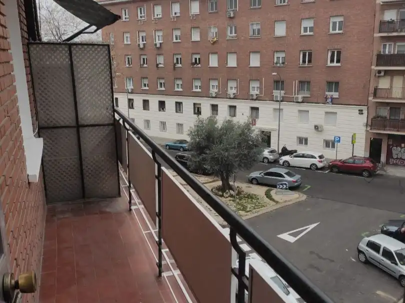 Balcony of Flat for rent in Barrio de Salamanca