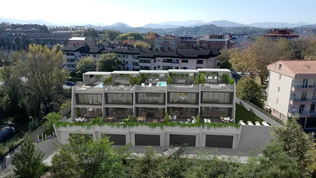 Exterior view of Flat for sale in Donostia - San Sebastián   with Air Conditioner, Heating and Private garden