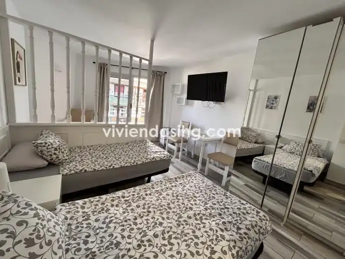 Schlafzimmer von Wohnung zur Miete in Puerto de la Cruz mit Terrasse, Möbliert und Waschmaschine