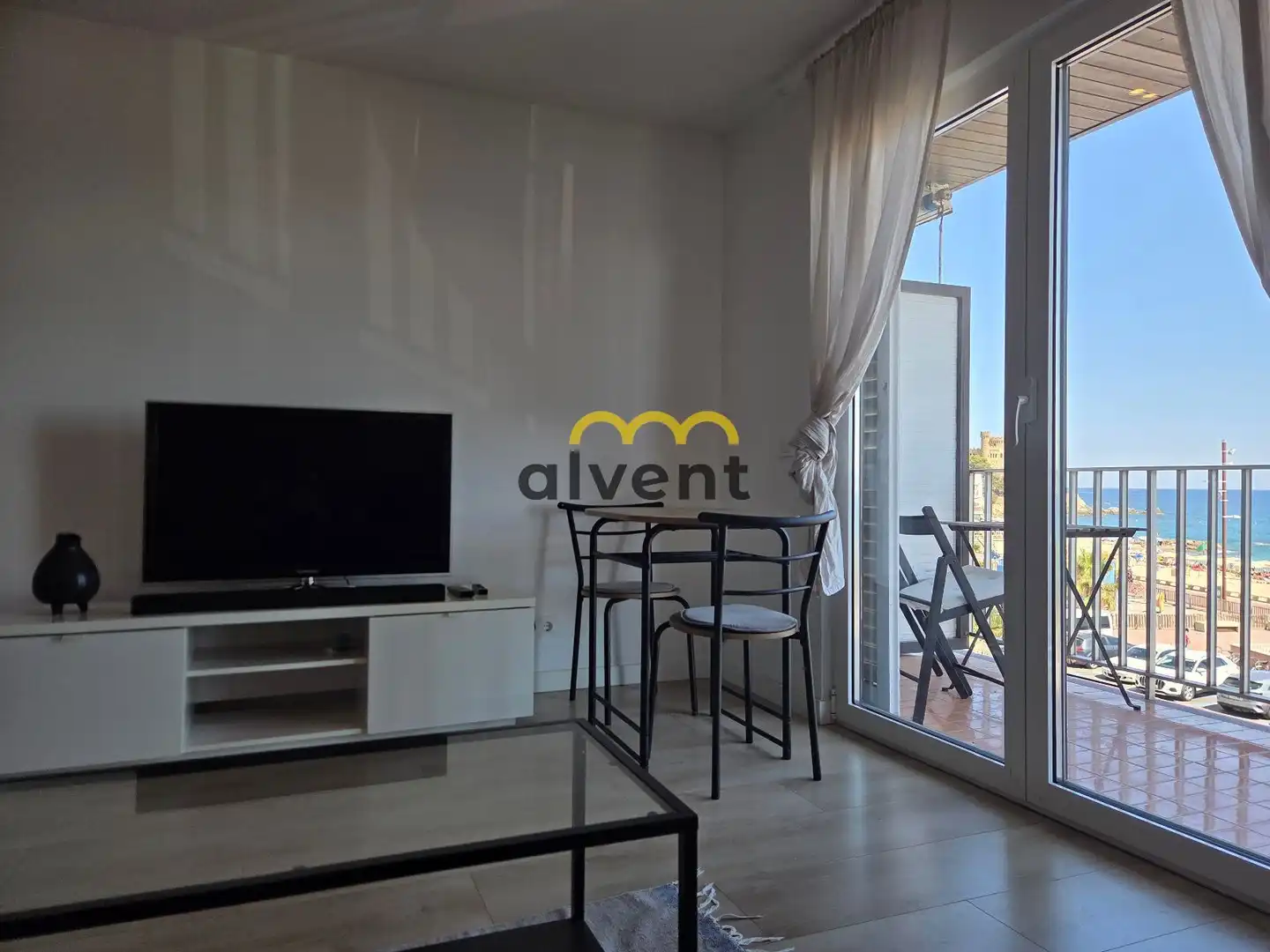 Sala de estar de Piso en venta en Lloret de Mar con Calefacción y Terraza