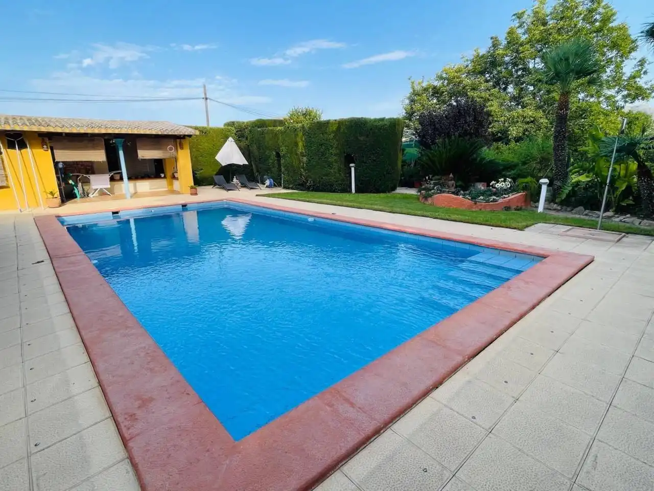 Piscina de Casa o xalet en venda en Murcia amb Aire condicionat, Calefacció i Jardí privat
