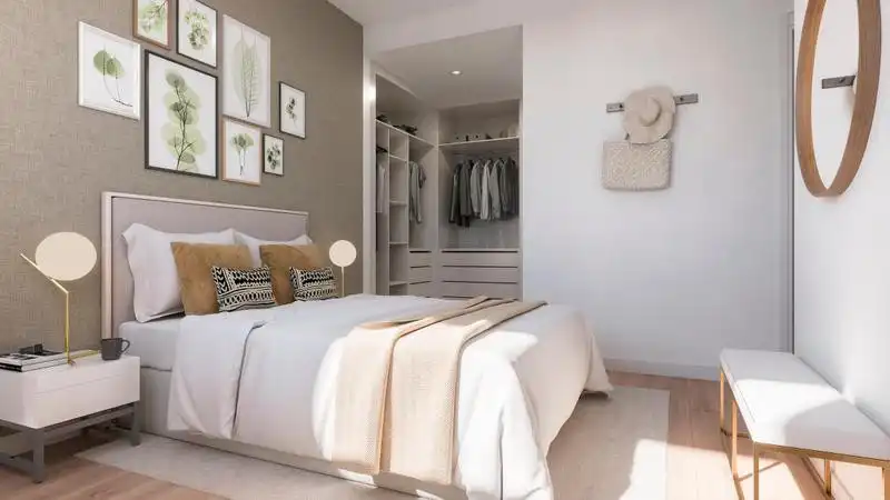 Habitación de Apartamento en venta en Estepona con Aire acondicionado, Terraza y Piscina