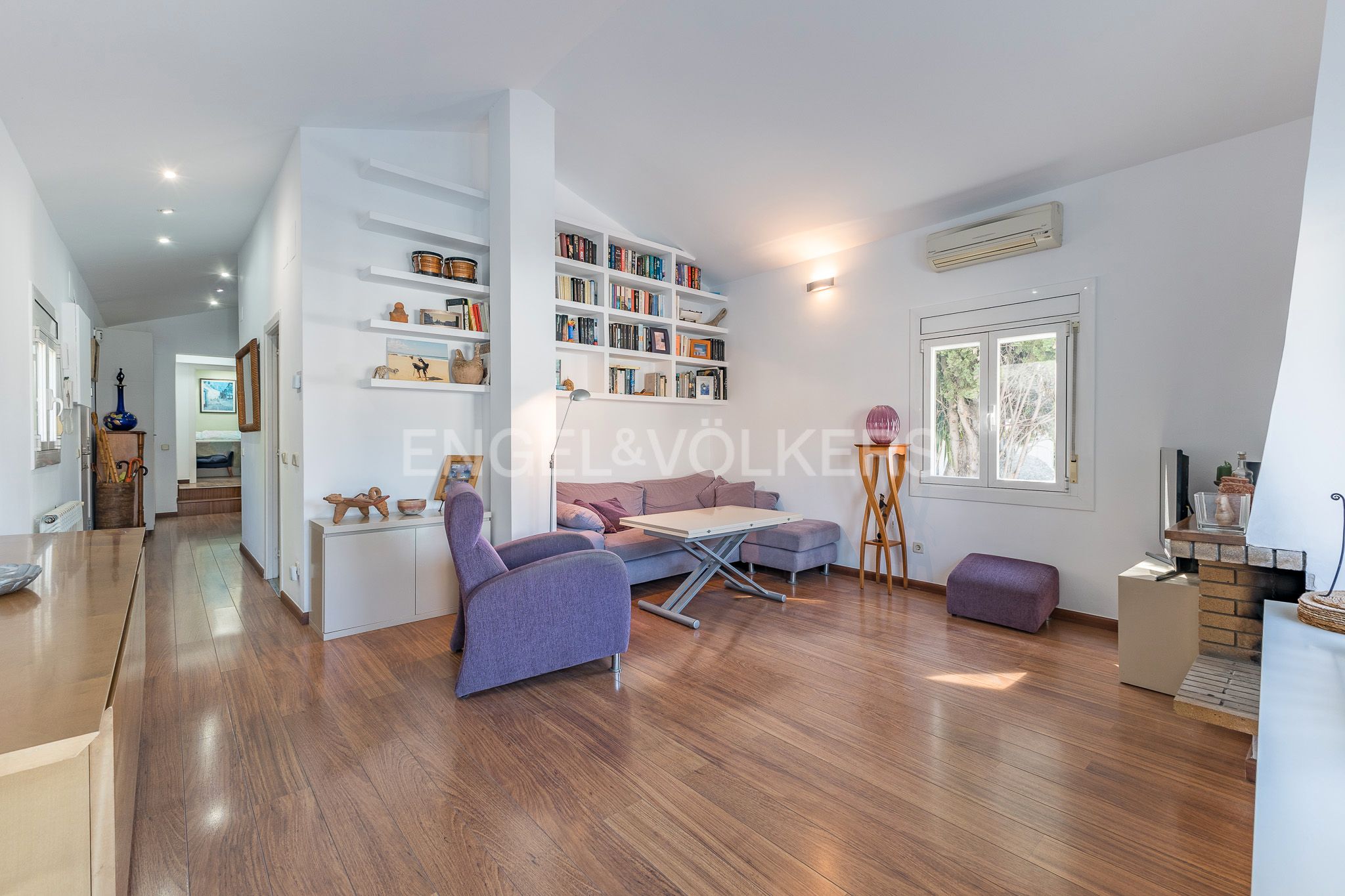 Living room of House or chalet for sale in Esplugues de Llobregat  with Air Conditioner, Heating and Private garden