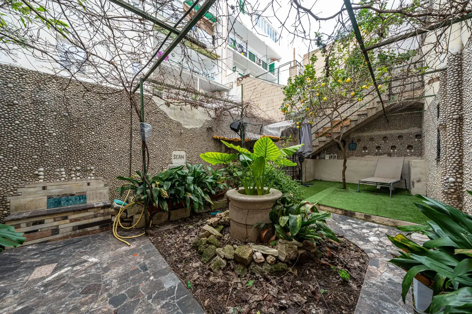 Terraza de Casa adosada en venta en  Palma de Mallorca con Aire acondicionado, Calefacción y Jardín privado