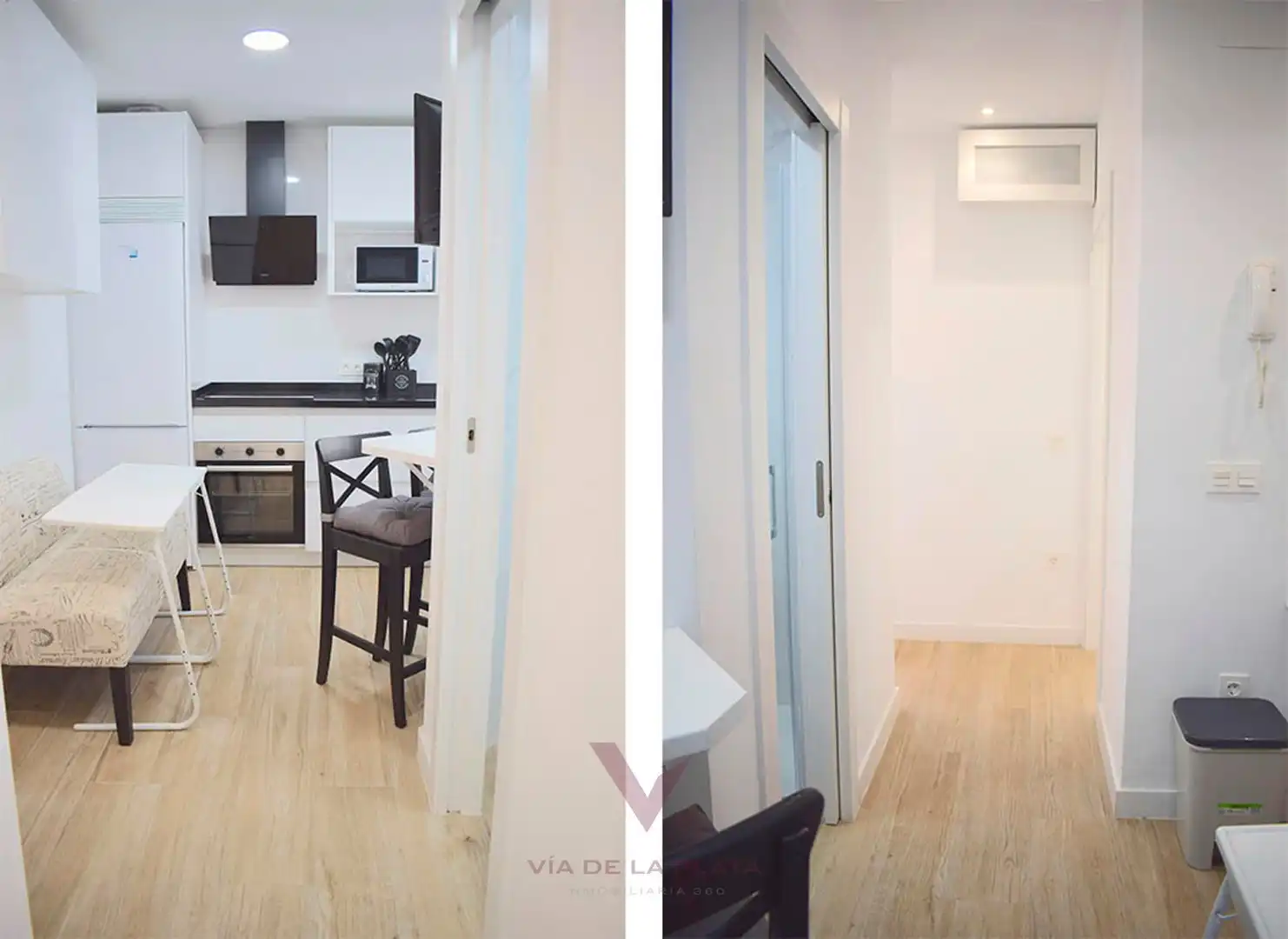 Kitchen of Flat for rent in Salamanca  with Heating, Parquet flooring and Furnished