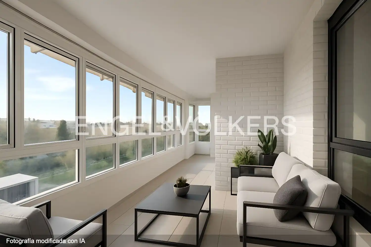 Terraza de Piso en venta en  Madrid Capital con Aire acondicionado, Calefacción y Jardín privado