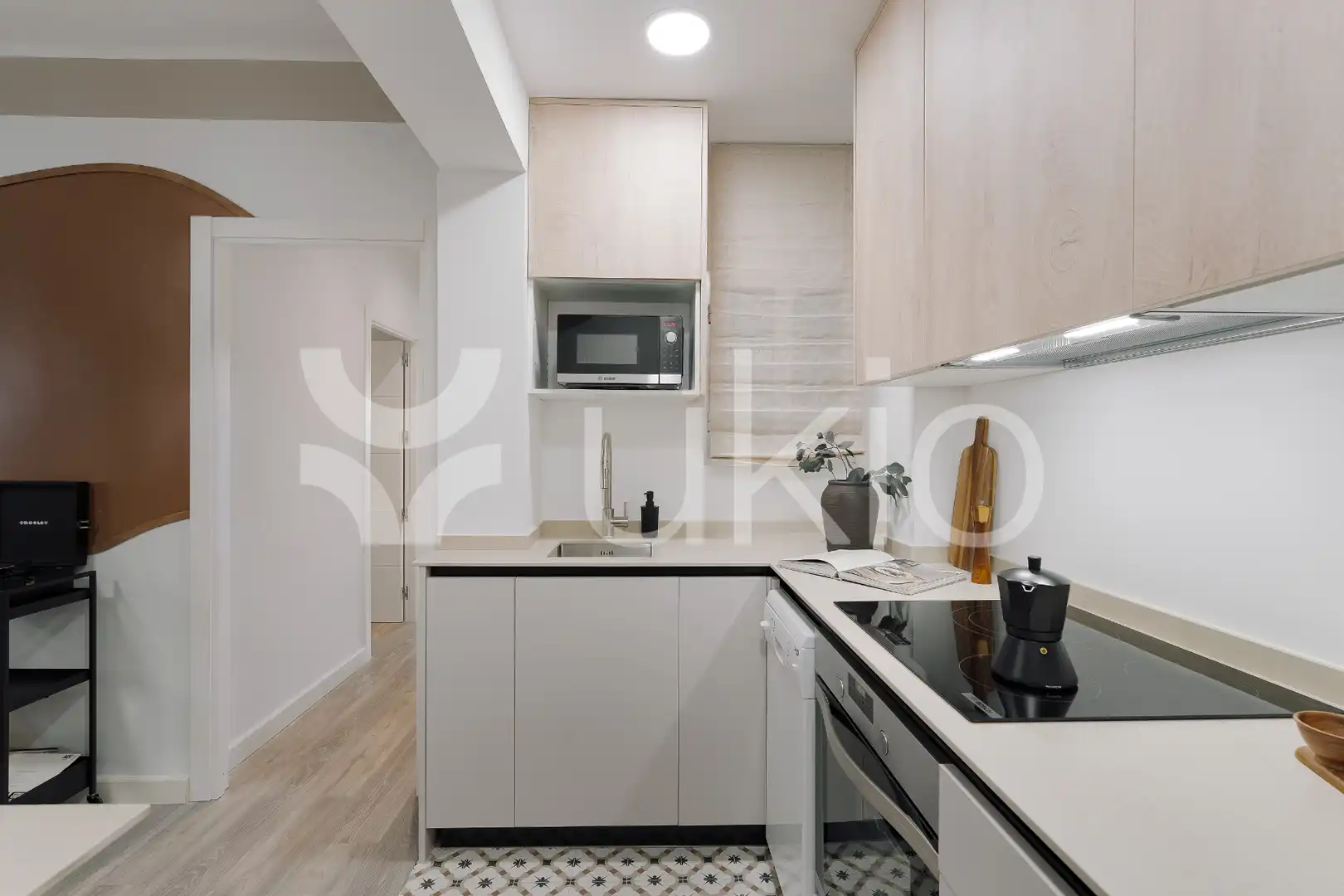 Kitchen of Apartments for rent in Madrid  with Air Conditioner, Heating and Furnished