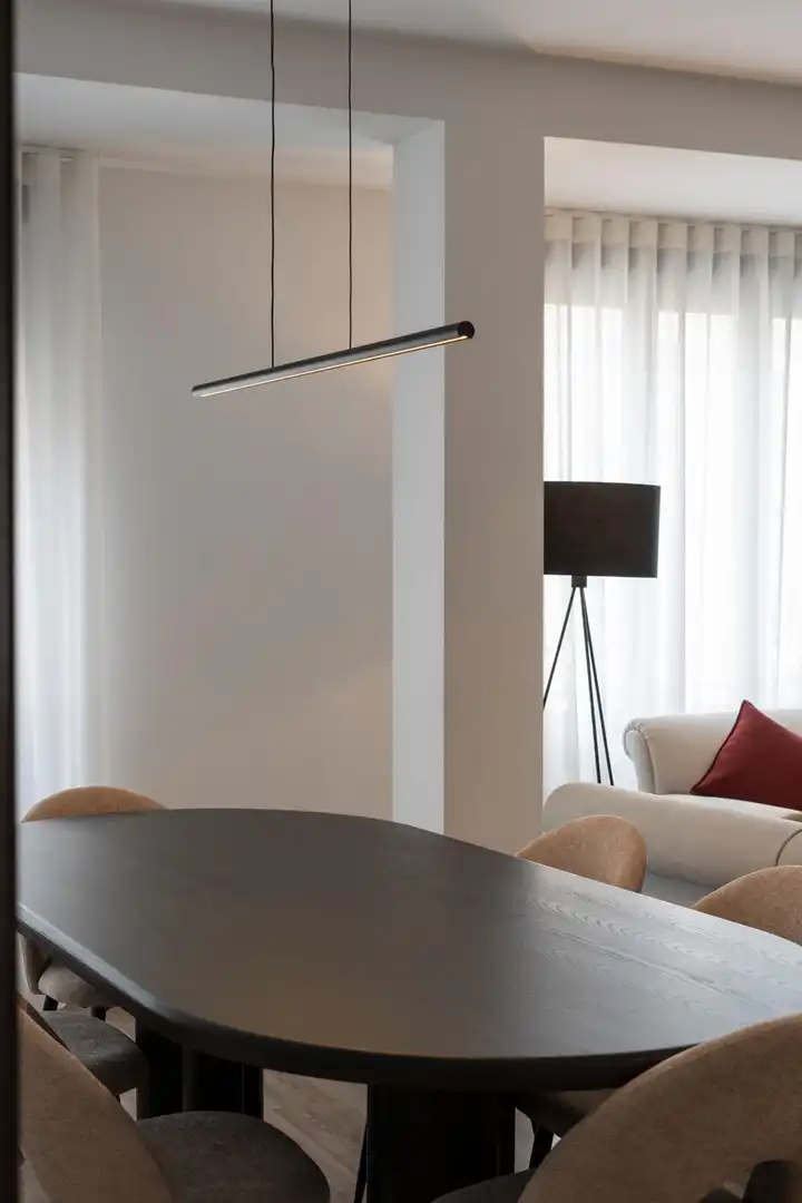 Dining room of Flat for rent in Valencia  with Air Conditioner, Heating and Furnished