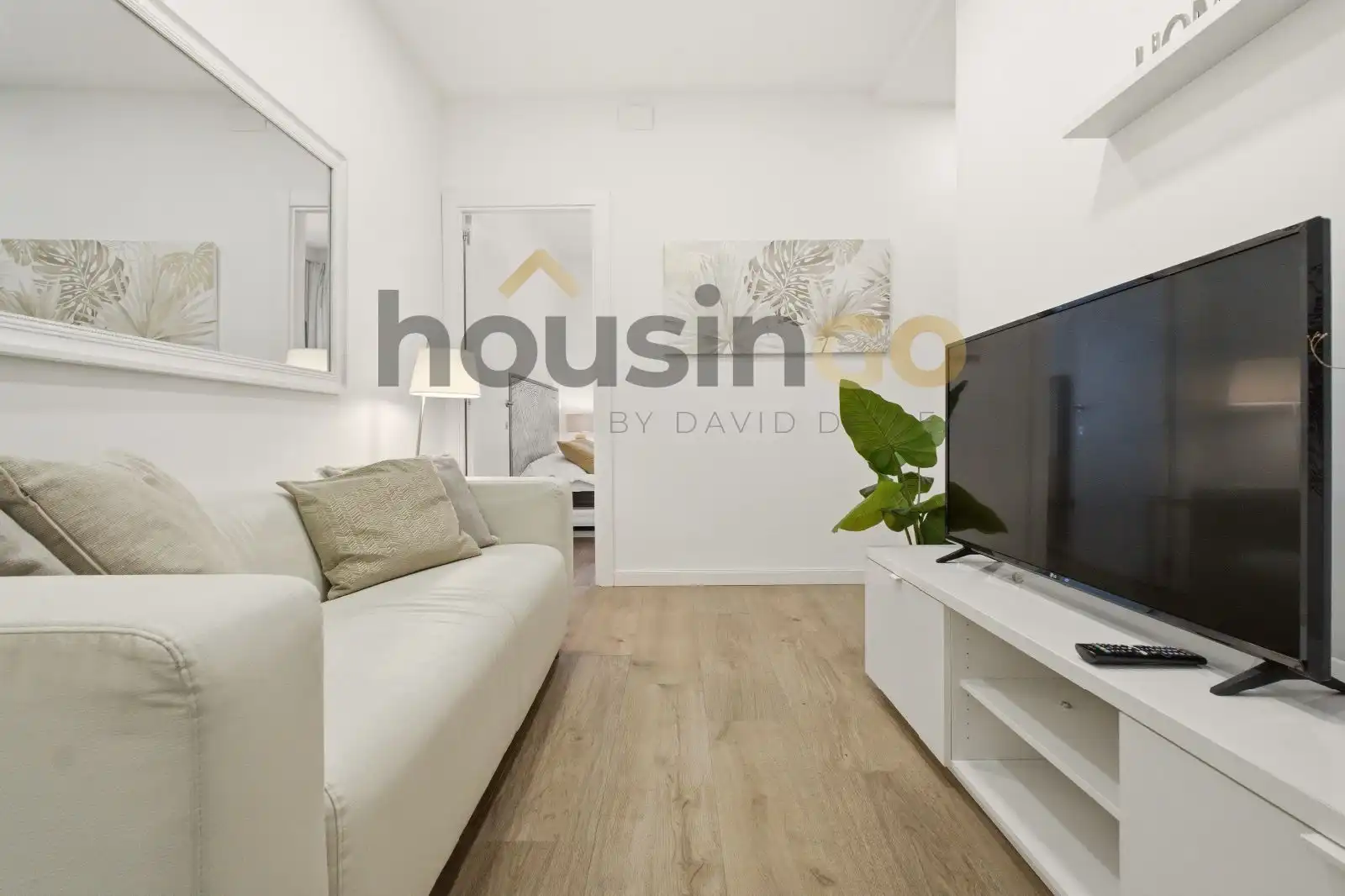 Wohnzimmer von Wohnung zum Verkauf in Madrid mit Klimaanlage, Heizung und Terrasse