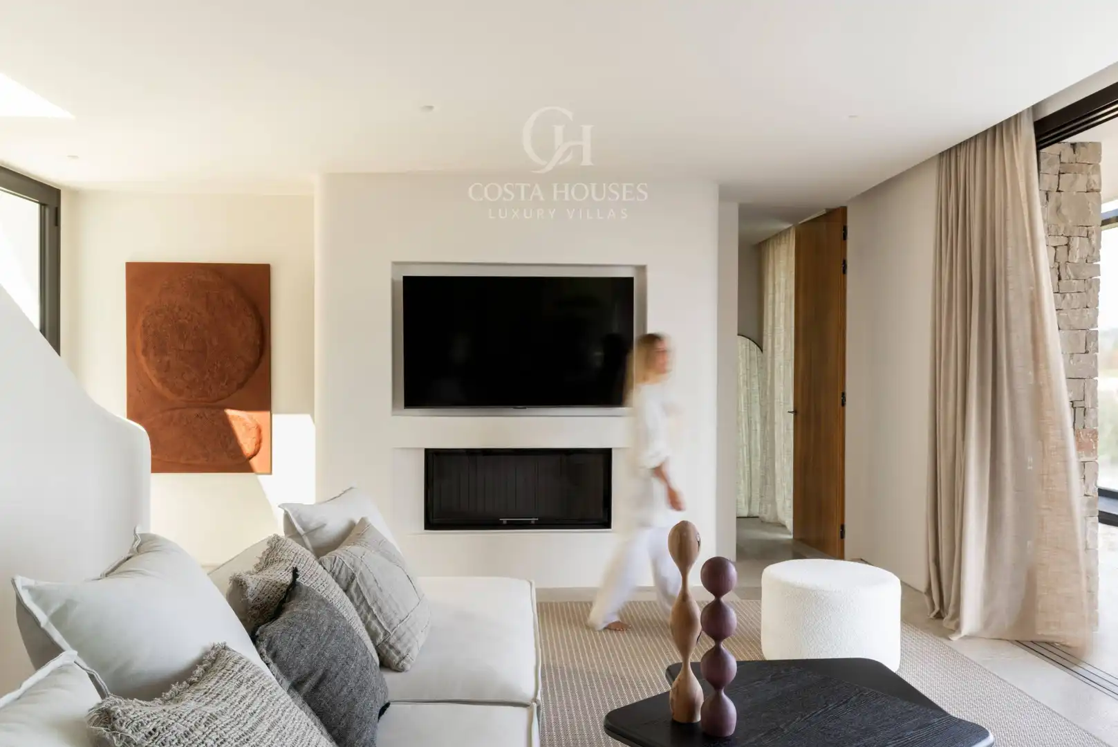 Living room of Houses for sale in Jávea / Xàbia  with Air Conditioner, Private garden and Terrace