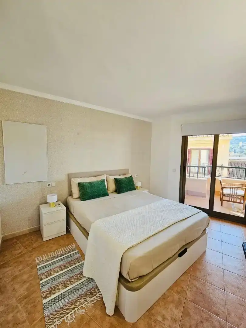 Bedroom of Flat for rent in Andratx  with Air Conditioner and Balcony