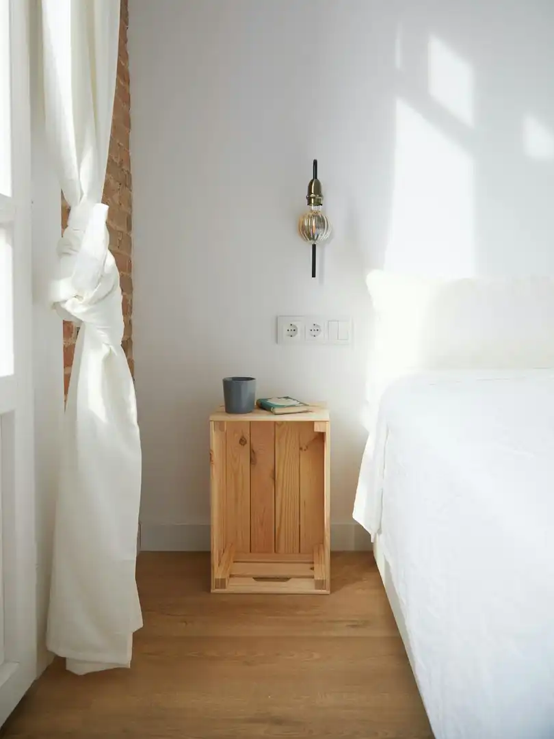 Bedroom of Flat for rent in Barcelona  with Air Conditioner, Heating and Furnished