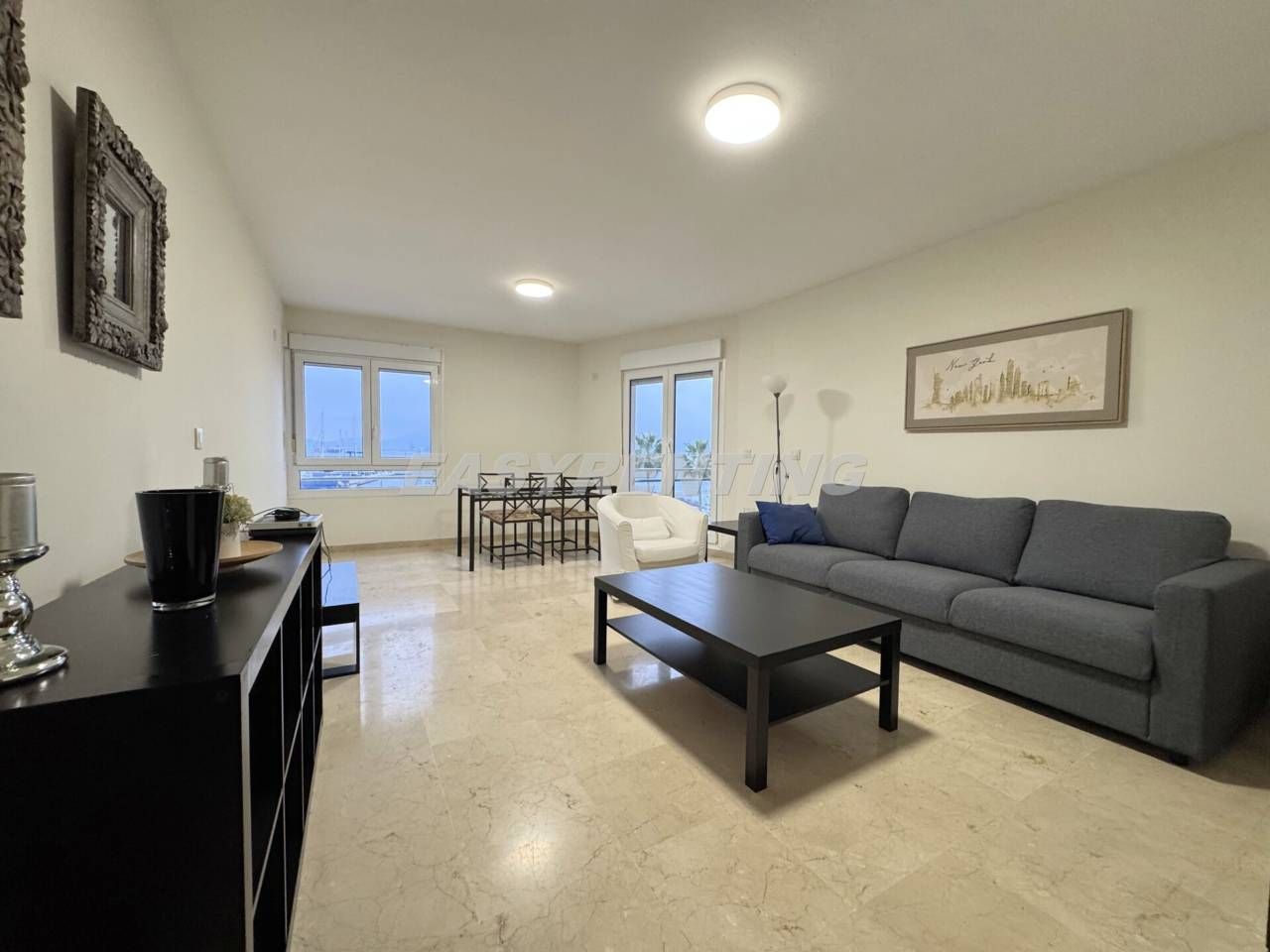 Living room of Flat to rent in La Línea de la Concepción  with Terrace and Furnished