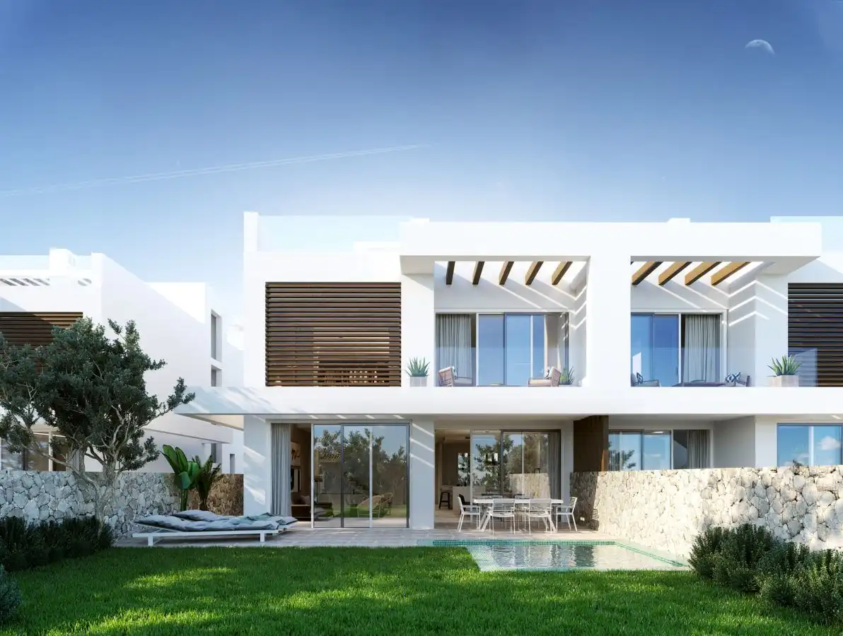 Exterior view of Houses for sale in Marbella  with Air Conditioner, Heating and Terrace