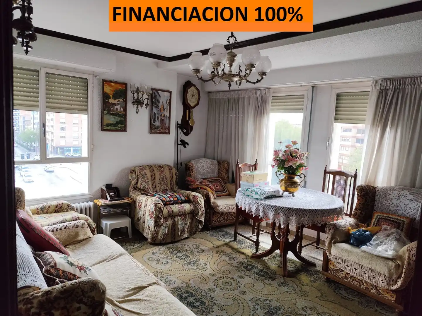 Sala d'estar de Pis en venda en Calatayud amb Calefacció i Terrassa