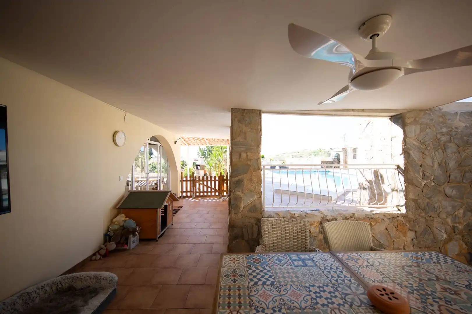 Terrassa de Casa o xalet en venda en Mutxamel amb Aire condicionat, Calefacció i Jardí privat