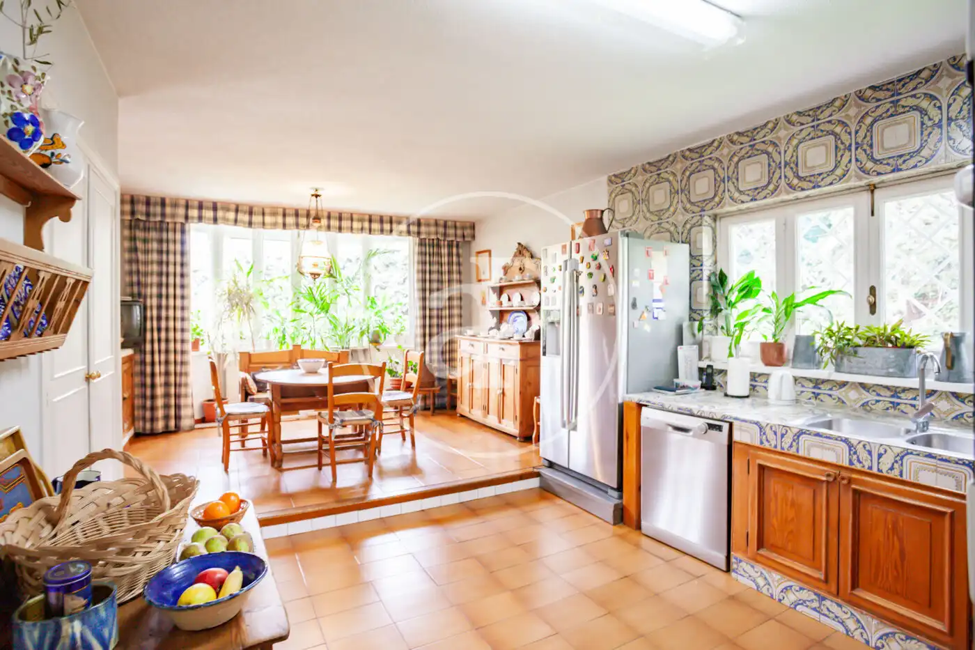 Kitchen of Houses for sale in Madrid  with Heating, Private garden and Terrace