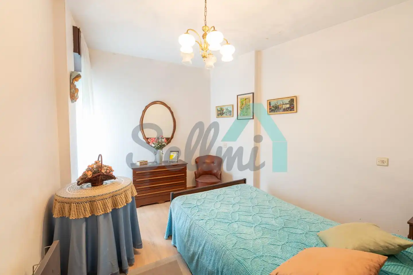 Bedroom of Flat for sale in Belmonte de Miranda  with Heating and Terrace