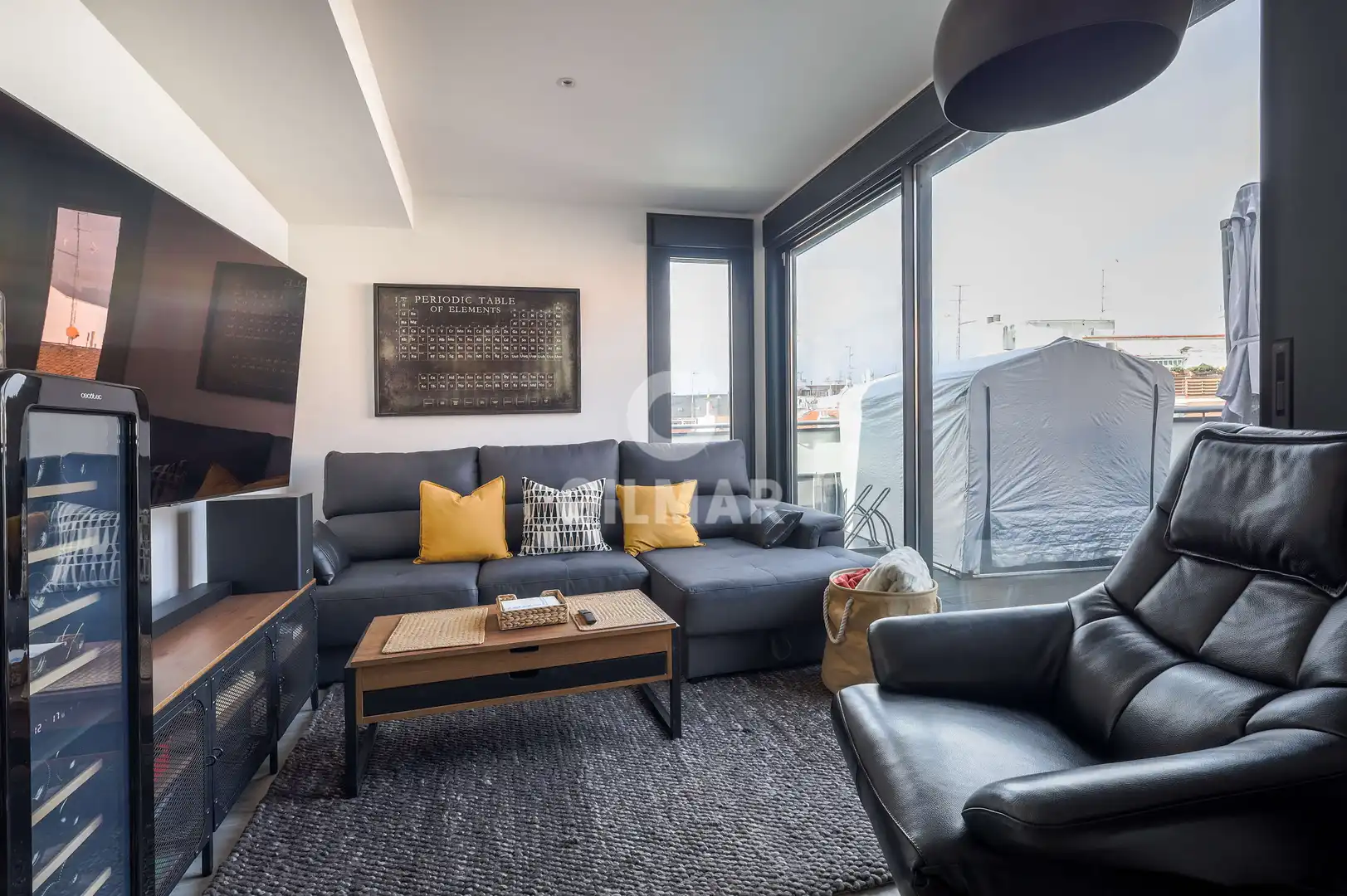 Sala de estar de Ático en venta en Madrid con Calefacción, Jardín privado y Trastero