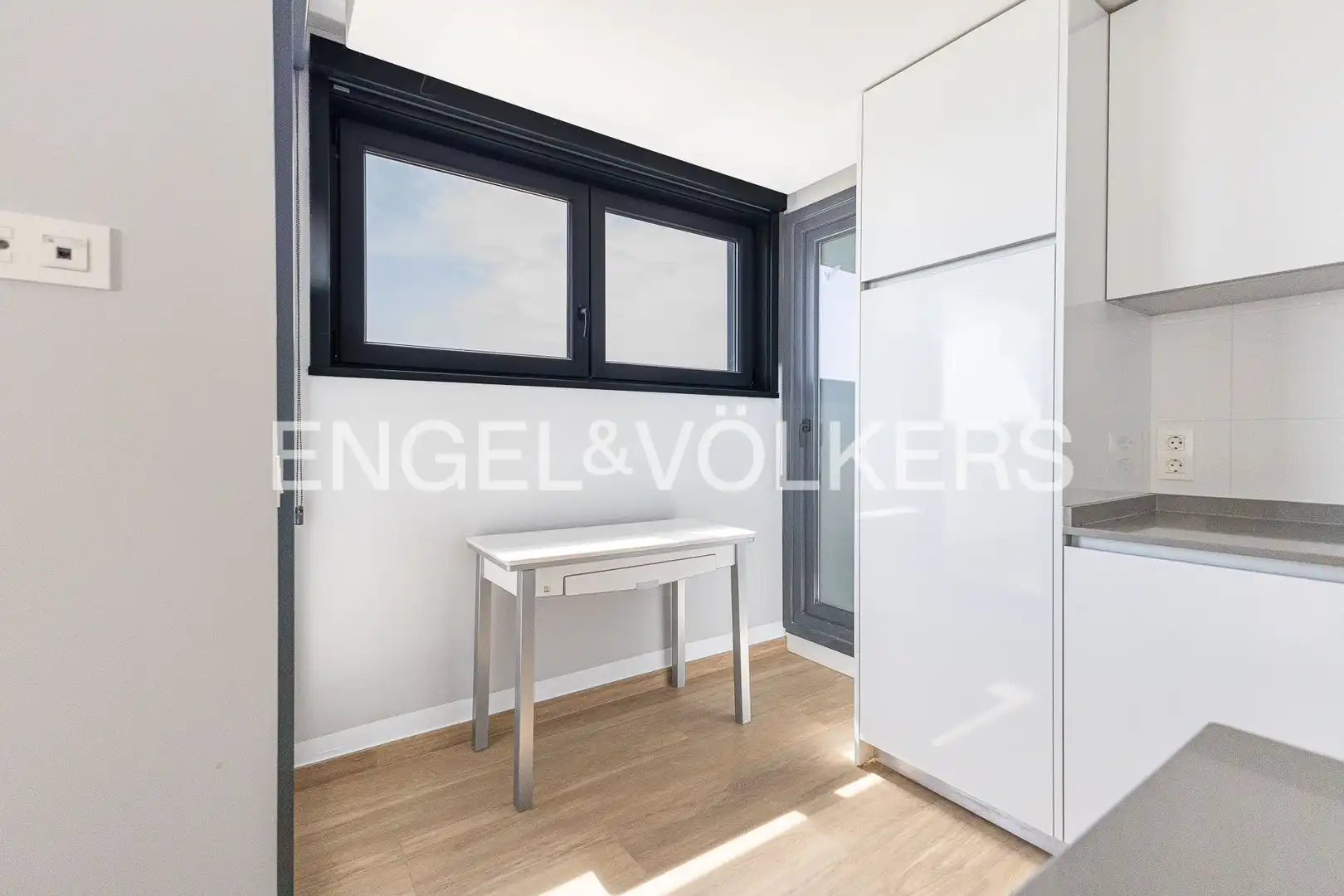 Kitchen of Attic for rent in Madrid  with Air Conditioner, Heating and Private garden