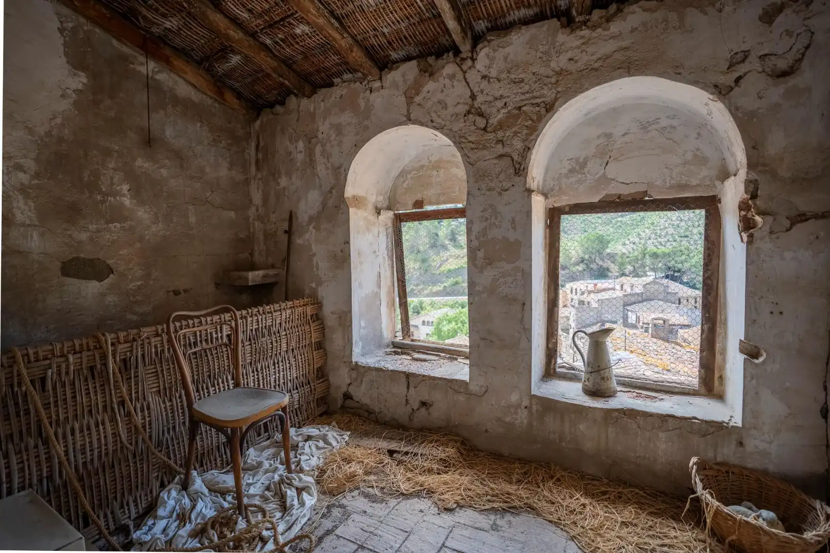 Sala d'estar de Casa o xalet en venda en Porrera amb Calefacció, Jardí privat i Terrassa