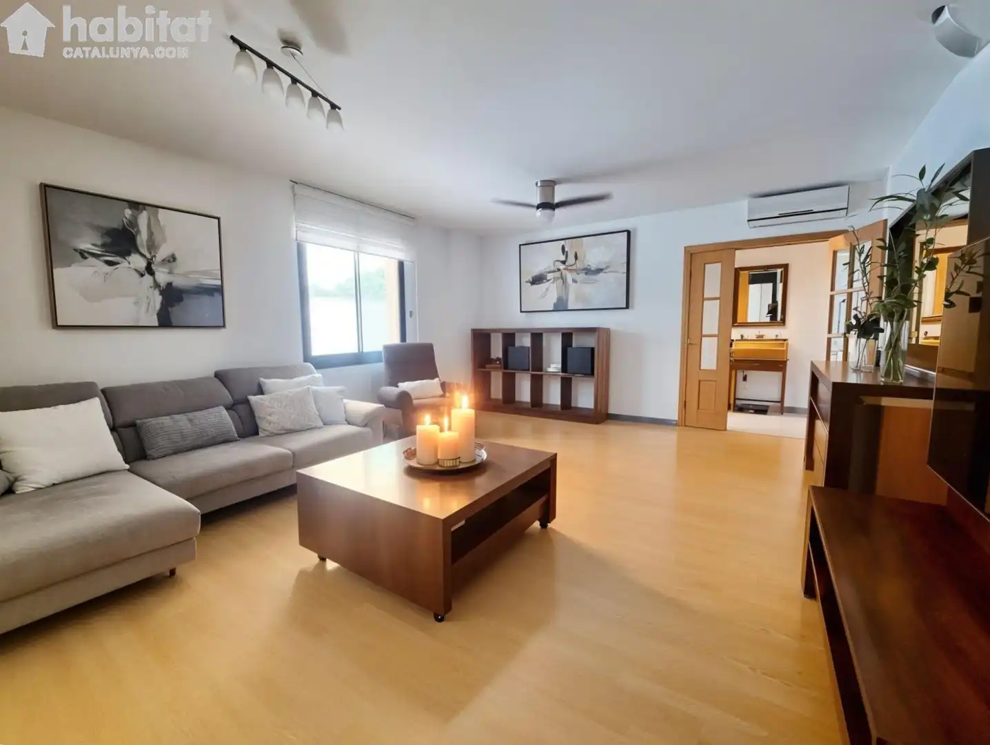 Sala d'estar de Casa o xalet en venda en Masquefa amb Aire condicionat, Calefacció i Jardí privat