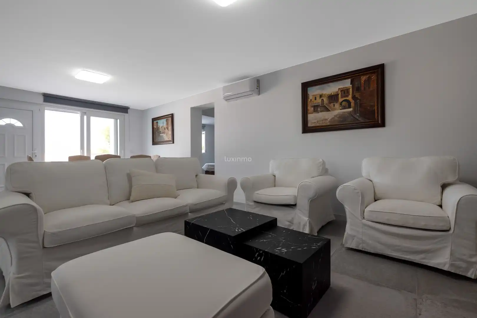 Sala de estar de Casa o chalet en venta en La Nucia con Aire acondicionado, Calefacción y Terraza