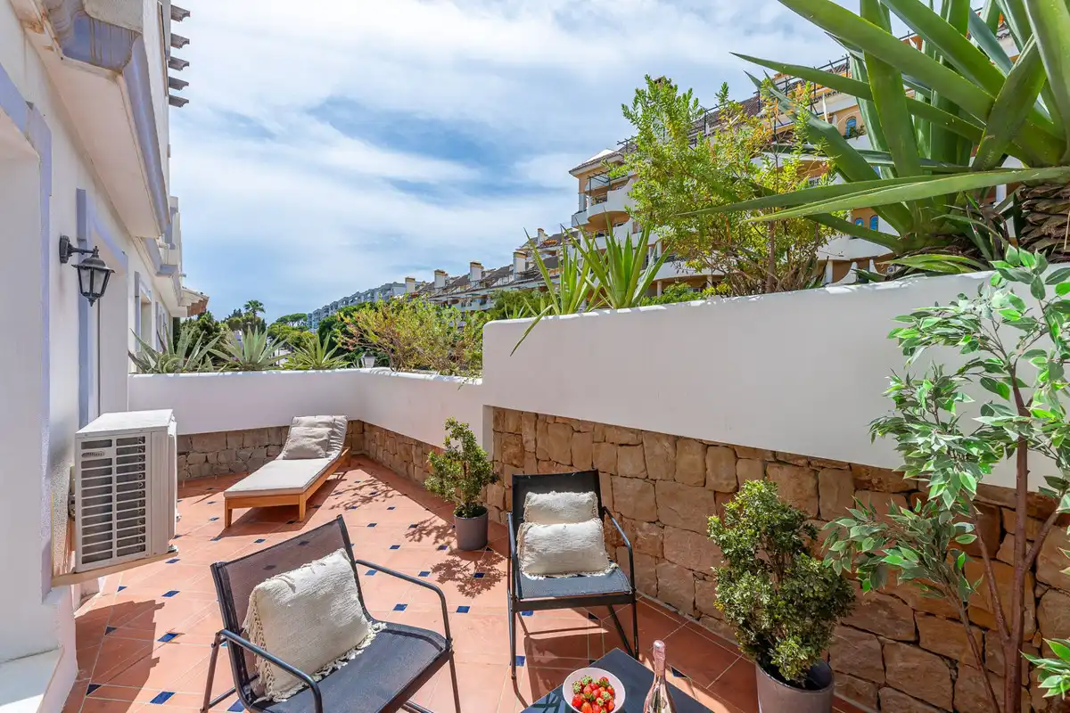 Terrace of Flat for rent in Marbella  with Air Conditioner, Heating and Terrace