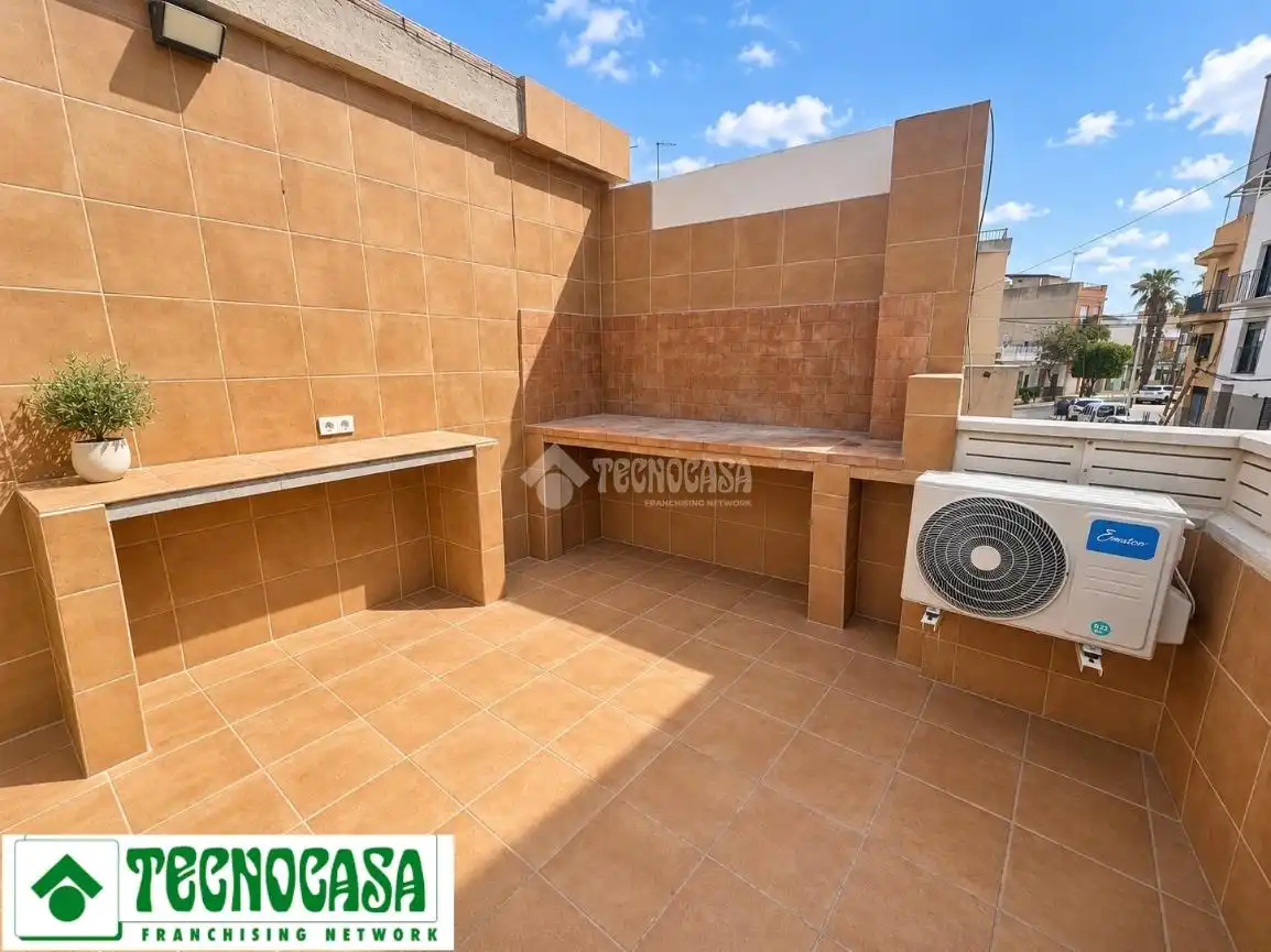 Terraza de Casa adosada en venta en San Francisco