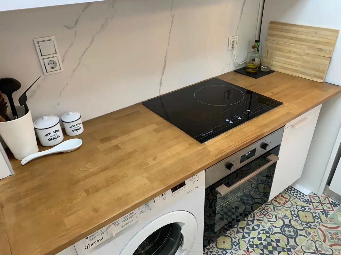 Cocina de Apartamento en venta en Torredembarra con Aire acondicionado, Calefacción y Terraza