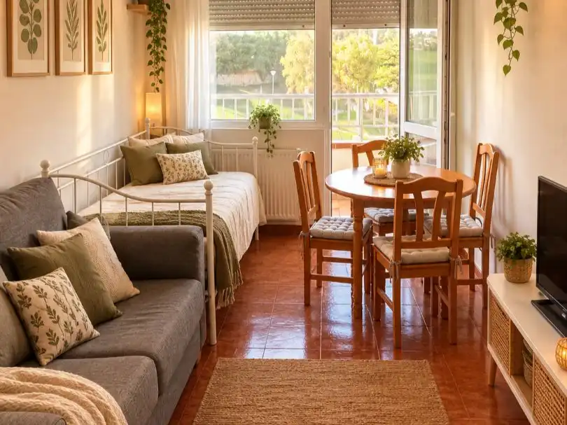 Living room of Flat for sale in Suances  with Terrace and Balcony