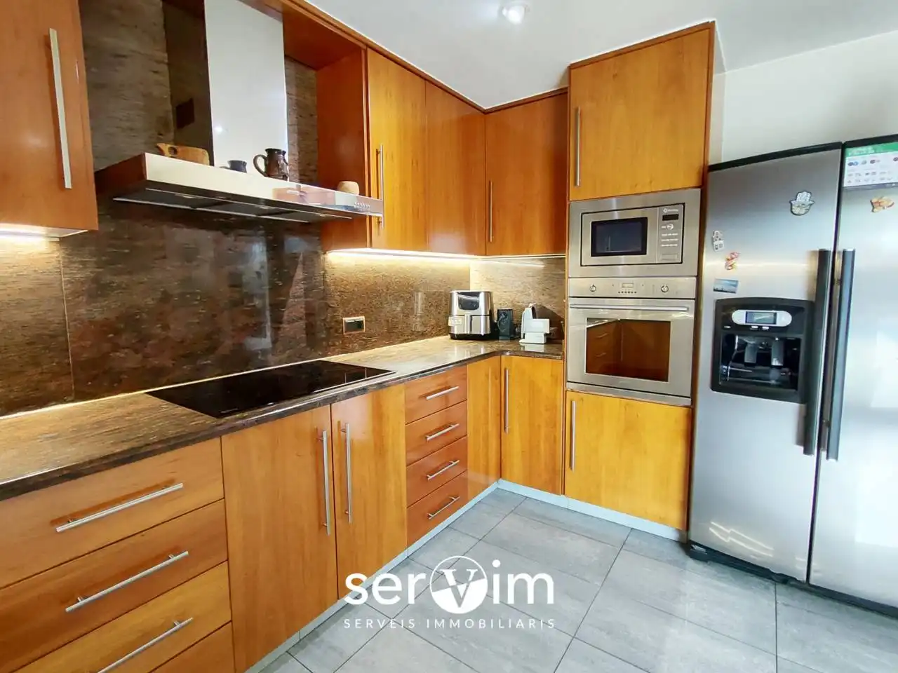 Kitchen of Houses for sale in Llagostera  with Air Conditioner, Private garden and Terrace