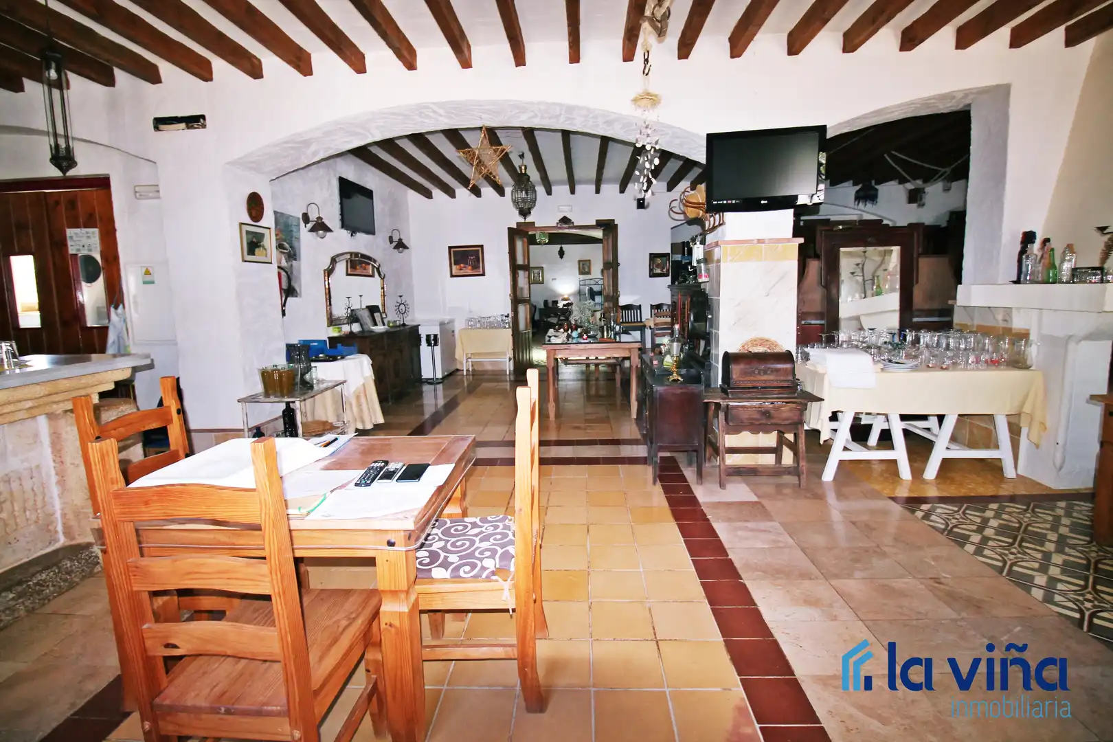 Cocina de Finca rústica en venta en Martín de la Jara con Aire acondicionado, Jardín privado y Trastero