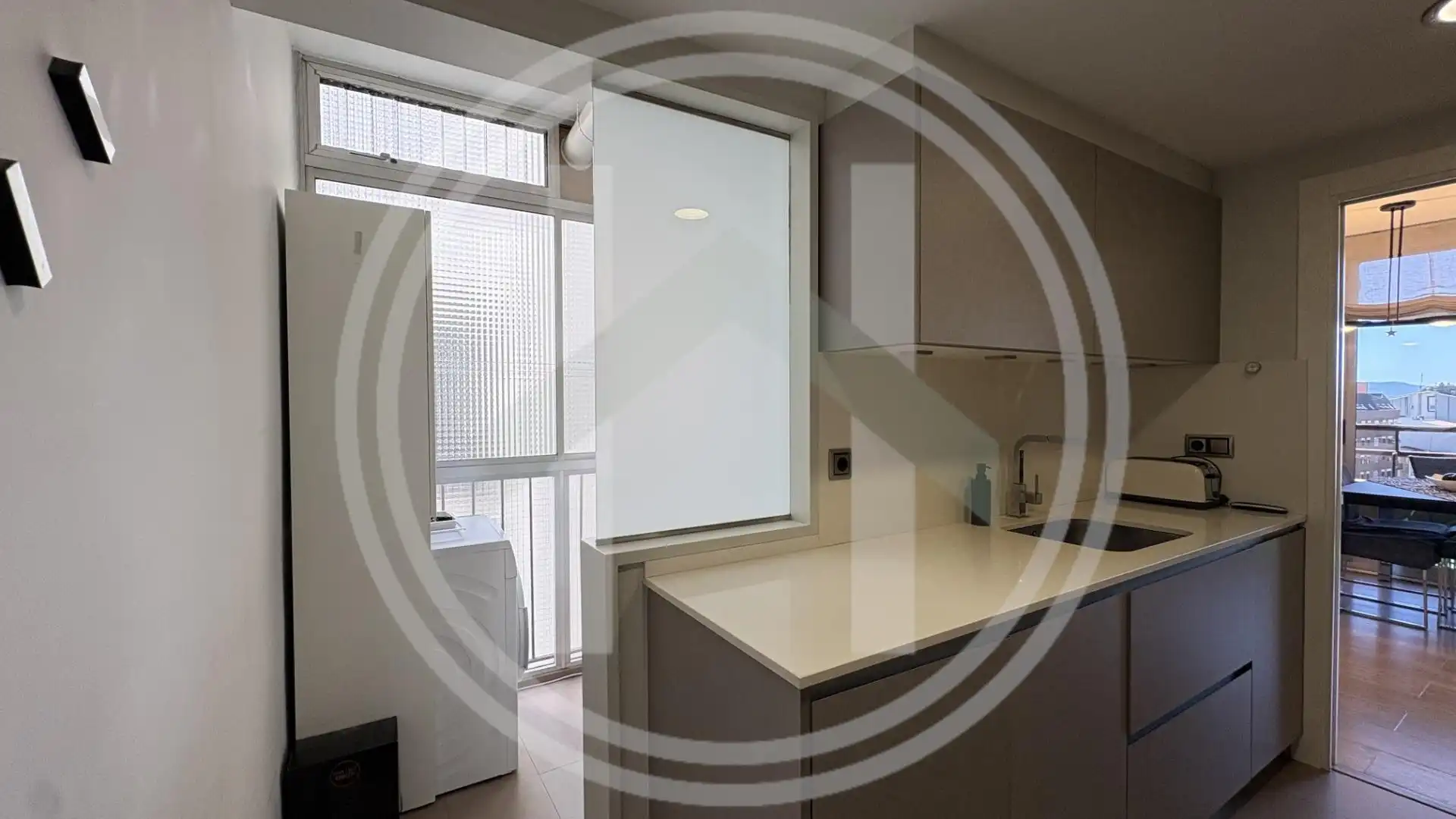 Kitchen of Flat for sale in Granollers  with Heating, Parquet flooring and Balcony