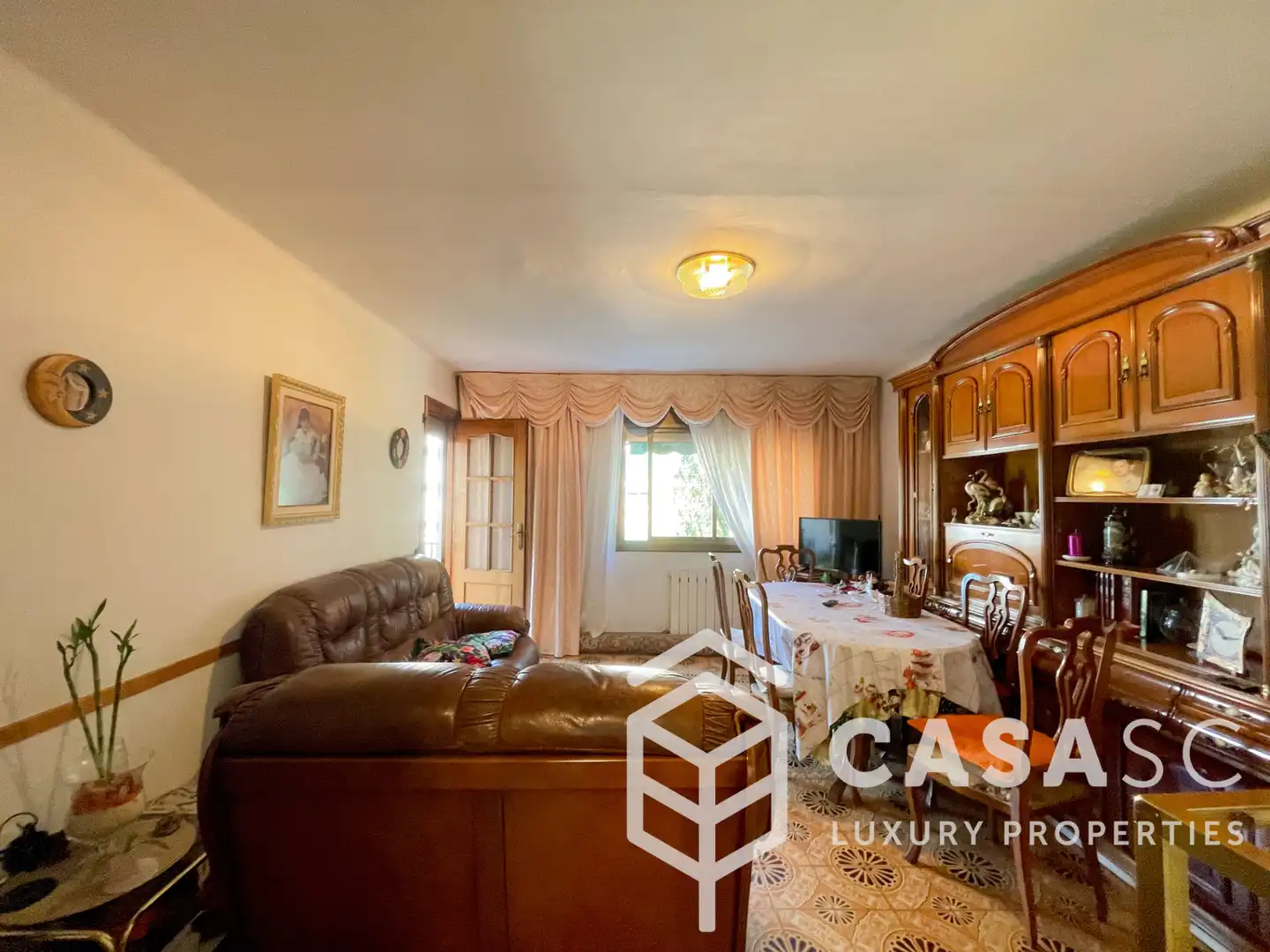 Sala de estar de Piso en venta en Cerdanyola del Vallès con Calefacción, Amueblado y Balcón