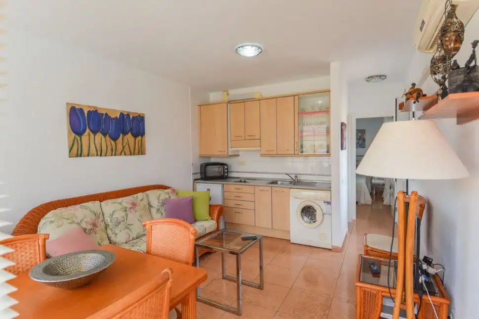 Cocina de Apartamento de alquiler en Mogán con Terraza y Piscina comunitaria
