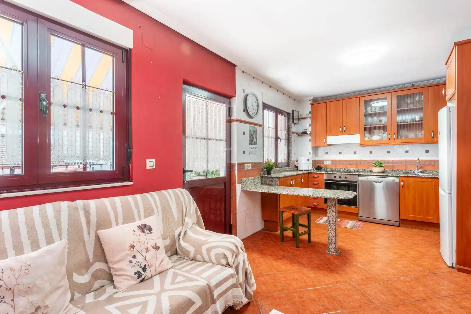 Cocina de Casa o chalet en venta en Llanera con Calefacción, Jardín privado y Terraza