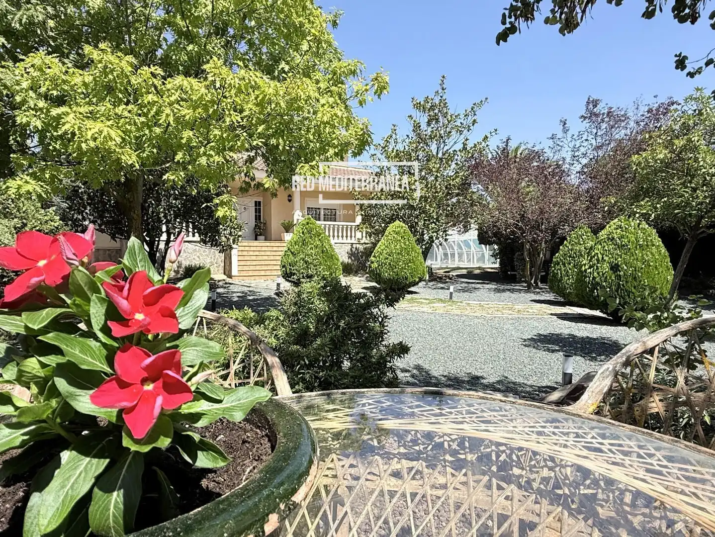 Jardí de Casa o xalet en venda en Banyeres de Mariola amb Calefacció, Jardí privat i Terrassa