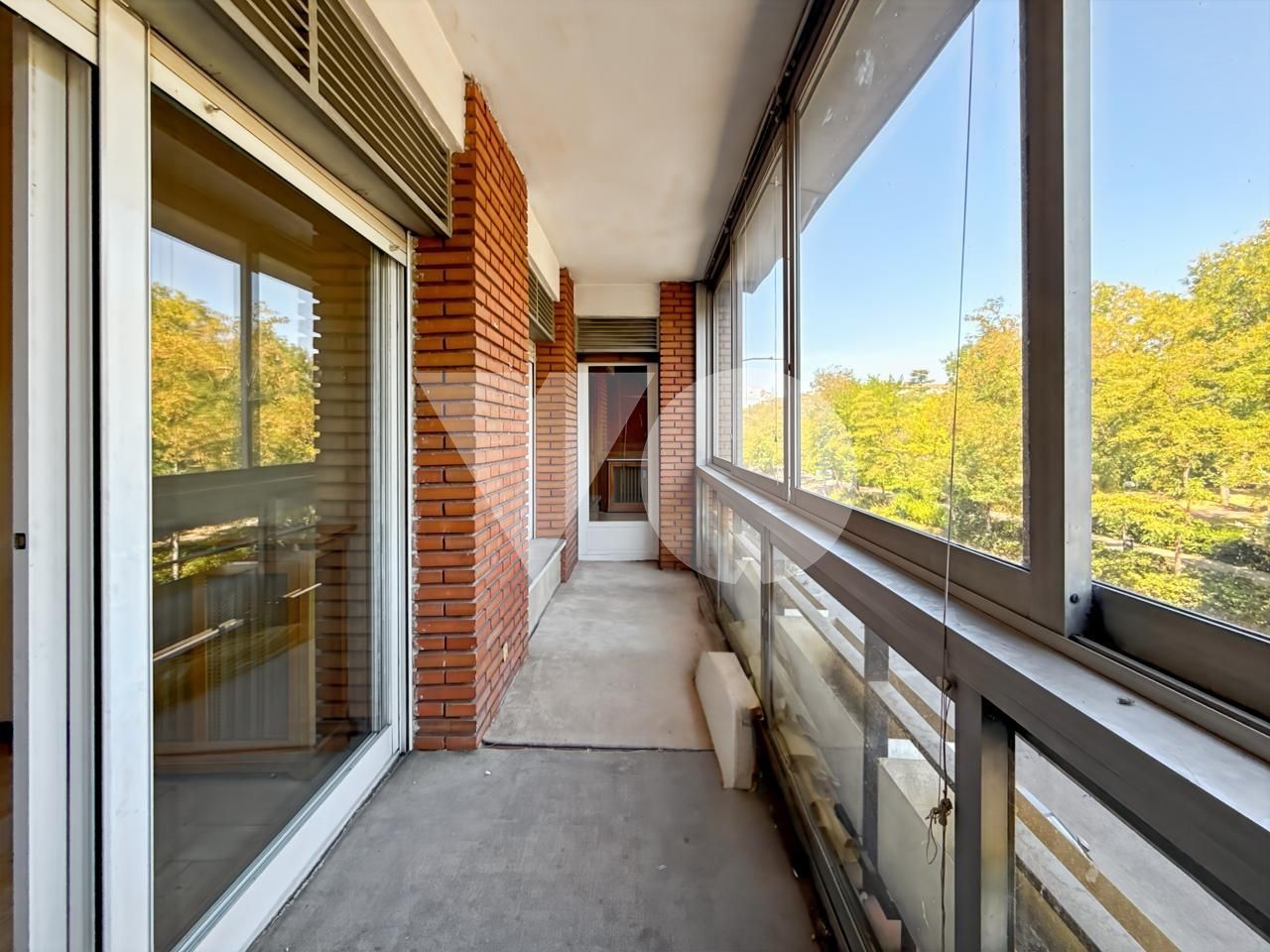 Balcony of Flat for sale in  Madrid Capital  with Heating and Private garden