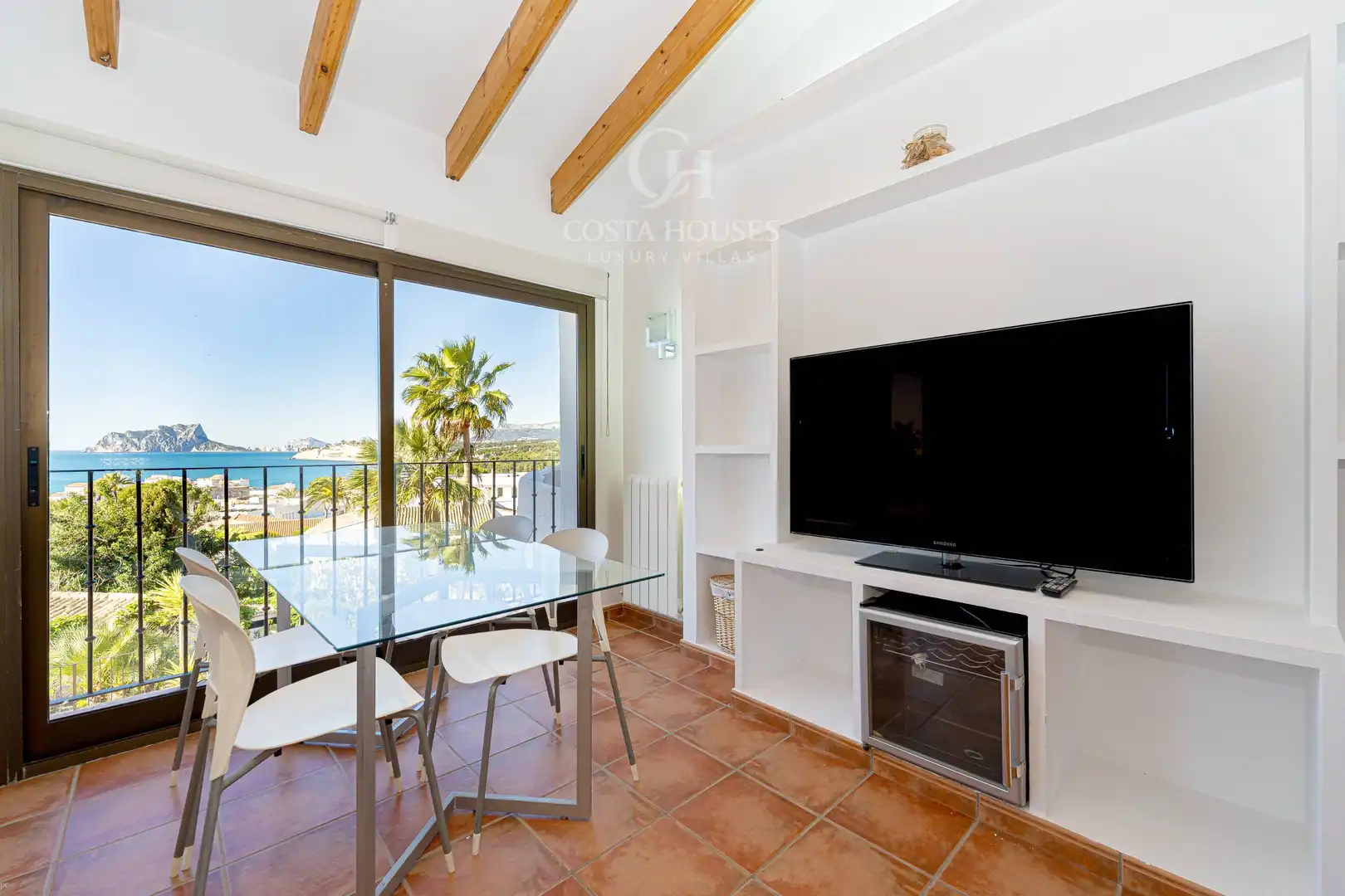 Terraza de Casa o chalet en venta en Moraira con Aire acondicionado, Calefacción y Jardín privado