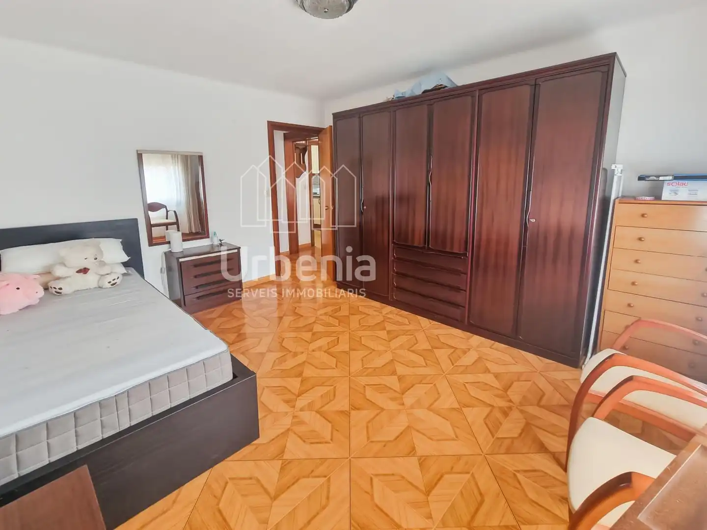 Bedroom of Flat for sale in Mataró  with Terrace and Furnished
