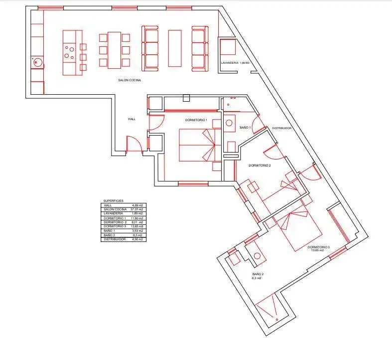 Wohnung mit Aufzug zum Verkauf in De Lombía, imagen 44