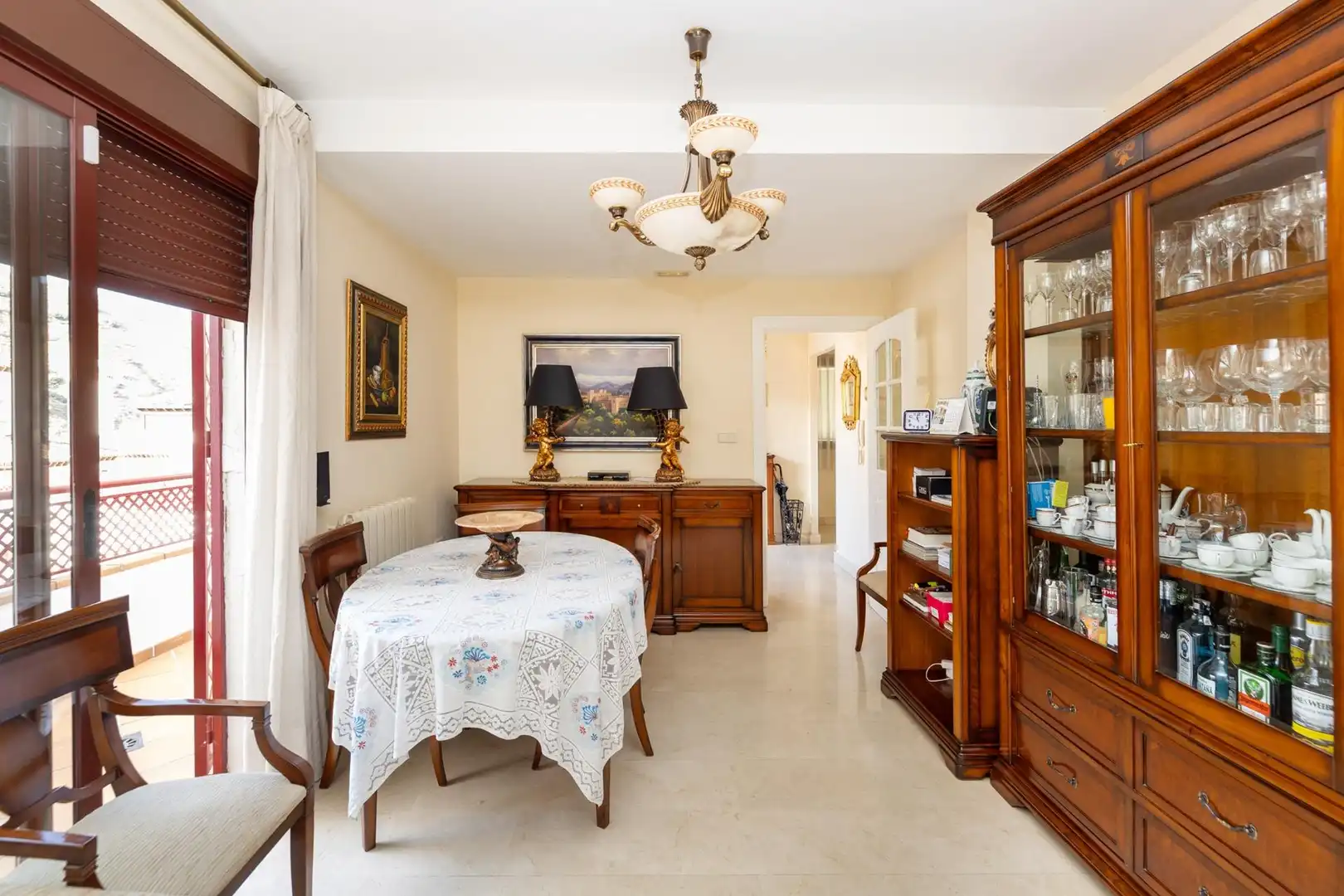 Dining room of Houses for sale in Granada  with Heating, Private garden and Terrace