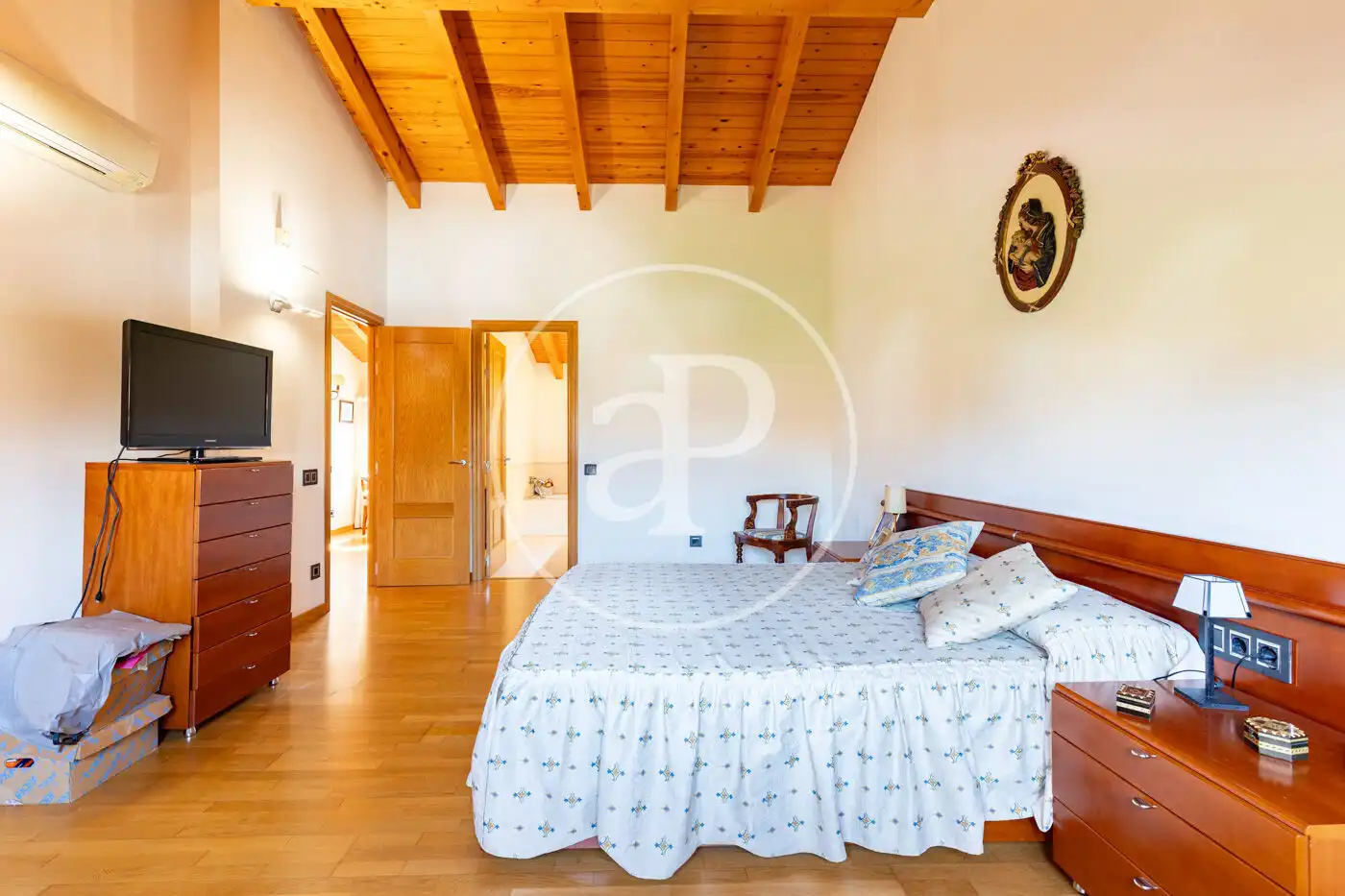 Bedroom of Houses for sale in Sant Cugat del Vallès  with Air Conditioner, Heating and Private garden