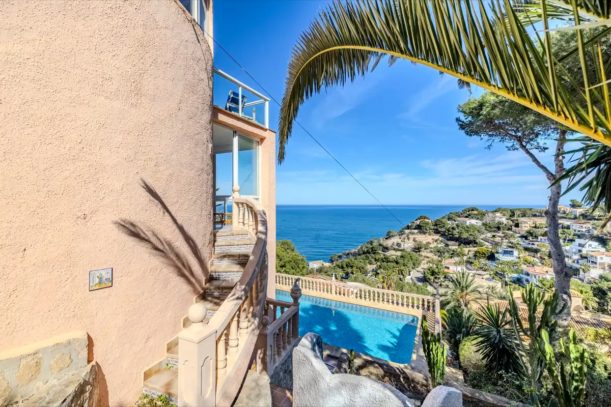 Exterior view of Houses for sale in Jávea / Xàbia  with Air Conditioner, Heating and Private garden