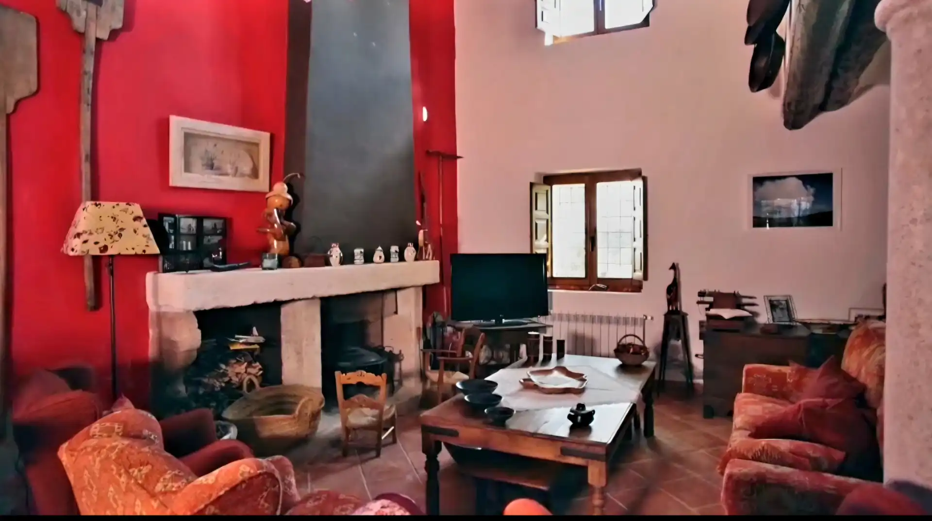 Wohnzimmer von Country house zum Verkauf in Vélez-Blanco mit Klimaanlage, Heizung und Privatgarten
